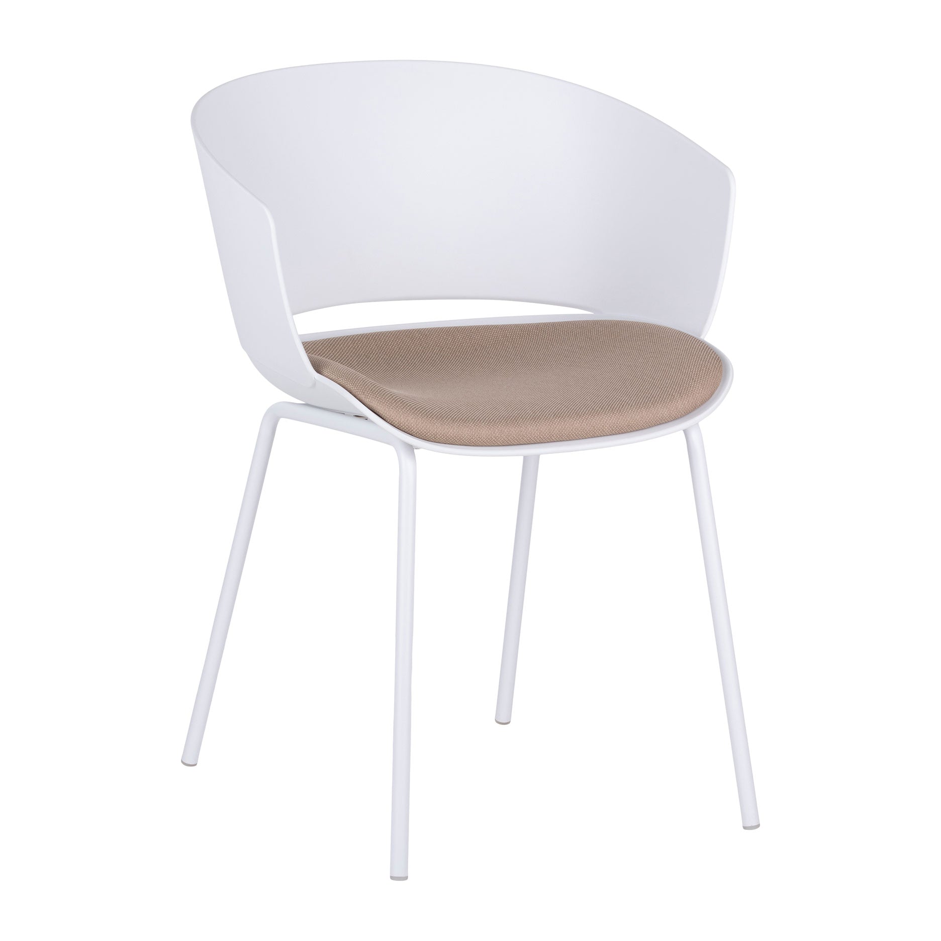 Florence spisebordsstol hvid